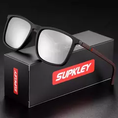 SUPKLEY Óculos De Sol Esportivos para Homens Polarizados Confortável Desgaste Quadrado Óculos de Sol Masculino Light Weight Eyewear Acessório com Origina - loja online