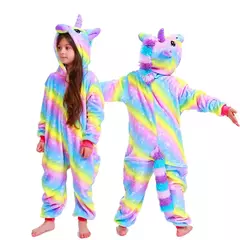 Kigurumi-Animal Onesies infantil, unicórnio, panda, macacão, pijama, anime, cosplay, fantasias, Natal, halloween, crianças, meninos, meninas - comprar online