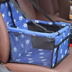 Bolsa de assento para transportar carros de cachorro, cesta à prova d'água, rede dobrável, bolsa para transportar animais de estimação, para cães pequenos, gatos, malha de segurança para viagem na internet