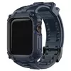 Capa e Pulseira de Silicone Apple Watch com Capa Protetora de Tela, Strap Robusto, Ultra 2, Série 9, 8, 7, 40mm, 41mm, 44mm, 45mm, 49mm