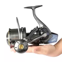 Deukio longo tiro jigging molinete 8000 10000 12000 série 8 + 1bb carretilhas de pesca de surf 44lb max arraste água salgada grande carretel na internet