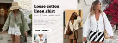 Camisas de manga folhada para mulheres, tops casuais soltos com renda, mangas curtas femininas, camisas macias com decote em v, senhora fofa, moda verão, 2024 na internet