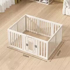 Cerca dobrável para casa de cachorro, guarda-corpo para animais de estimação, combinação de gaiola para cães pequenos e médios, suprimentos para cerca de isolamento interno na internet