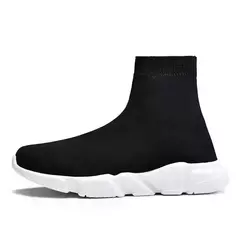 Solas maciças Sapatos Meia Espadrille Botas de Inverno Para Homens Sapatilhas de Qualidade Superior Mens Marca Famosa Men's Sports Boots Preto Tênis - Wolf Magazine