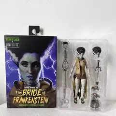 Neca figura noiva de frankenstein figura 1931 mary shelley acessório mesa de laboratório conjunto figuras de ação coleção modelo brinquedos boneca - loja online