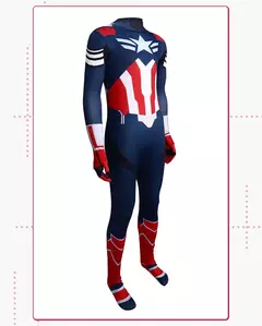 Miniso capitão américa 4 cosplay traje novo super-herói bodysuit onesies escudo terno halloween carnaval roupas para adulto - Wolf Magazine