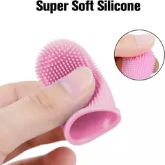 1pc cão super macio pet dedo escova de dentes limpeza mau hálito cuidados não tóxico silicone escova de dentes ferramenta cão gato suprimentos - loja online