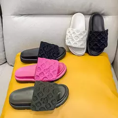 Sandálias antiderrapantes Flip Flop para mulheres, sola grossa, casual, novo es - loja online