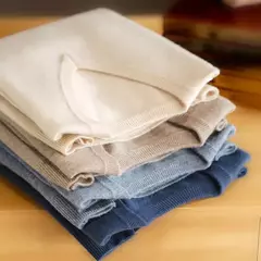 Pulôver clássico com decote em v masculino, suéter super de cashmere, camisa grossa, roupas quentes masculino, 4XL, outono e inverno - comprar online