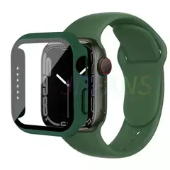 Imagem do Caixa de vidro e pulseira para Apple Watch, Apple Watch Band, Protetores de Tela, iWatch Series 8, 7, 6, SE, 5, 4, 42mm, 44mm, 41mm, 40 milímetros, 38 milímetros, 45 milímetros, 49 milímetros
