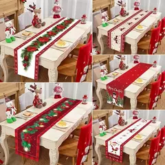 Pano De Mesa De Natal, Toalha De Mesa, Decoração De Casa, Ornamento De Natal, Presente De Ano Novo, Feliz Natal, 2025, 2025 - loja online
