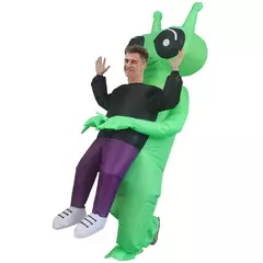 Adulto et alienígena traje inflável engraçado ternos extravagantes vestido morte fantasma purim halloween carnaval anime festa cosplay trajes - loja online