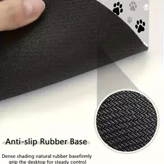 1pc absorvente esteira de alimentação para animais de estimação para cães amp gatos à prova de vazamento fácil limpo multi-purpose com design de impressão criativa lavável tapete para animais de estimação