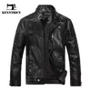 Kenntrice Autumn Winter Brand jaqueta de couro masculino Jaqueta Couro Masculino Jaqueta de couro Bombardeiro Casaco de pele de carneiro Casaco de motocicleta
