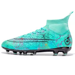 Botas longas de futebol para homens, grama infantil, TF, FG Training Soccer Shoes, tênis esportivos profissionais, tênis de futebol ao ar livre na internet