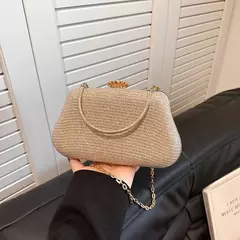 Saco de noite luxuoso para mulheres, alto design, banquete de festa, saco de glitter para senhoras, embreagem do casamento, bolsa de ombro, bolsa de corrente, marca na internet