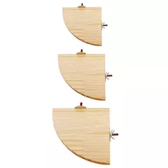 Papagaio pássaro madeira poleiro suporte plataforma retângulo em forma de leque prateleira suporte placa periquito hamster gerbil rato gaiola gaiola suprimentos - comprar online