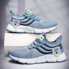 Sapatilhas Esportivas de Malha Respirável Masculina e Feminina, Leve, Casual, Ténis, Luxo, Masculino, Ténis, Marca - loja online