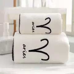 Toalha De Banho De Constelação Macia Grande, Absorvente Espessado, Folhas Bordadas, Banho Do Banheiro na internet