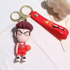 Anime japonês SLAM DUNK Chaveiro, Sakuragi Hanamichi Rukawa Kaede Hisashi Mitsui Action Figure, Saco Pingente, Chaveiro Modelo Brinquedos - comprar online