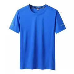 Homens de secagem rápida extragrande em torno do pescoço camiseta de manga curta, verão camisetas esportivas, fitness correndo t-shirt, plus size, 6XL, 7XL, 3pcs - Wolf Magazine