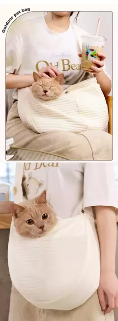 Saco de transporte de filhote de cachorro ao ar livre saco de transporte de gato sacos de ombro crossbody saco de estilingue portátil gato cão saco de transporte de animais de estimação suppli - Wolf Magazine