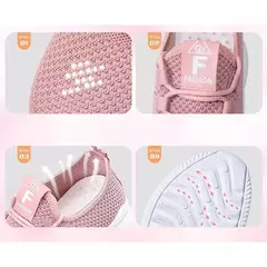 Imagem do 2024 tênis casuais femininos verão confortável respirável sapatos de plataforma moda feminina versátil sapato de renda