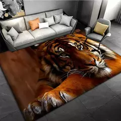 Imagem do Tapete De Padrão De Tigre De Impressão 3D, Sala De Estar, Mesa De Sofá, Tapetes De Área Grande, Tapete De Porta De Entrada De Cozinha, Tapete De Varanda Do Corredor