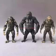 Imagem do Em estoque neca 1/12 ascensão de macacos césar kobaluka boneca móvel de 7 polegadas estatueta anime brinquedo modelo coleção sala ornamento de mesa