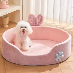 Cama de estimação destacável para Four Seasons, Cama lavável para cachorro, Macia e confortável, Cama quente para gato - comprar online