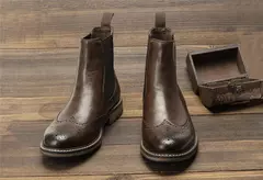 Tamanho 7 ~ 13 Chelsea Homens Botas 2023 Estilo Americano Confortável Moda Bota na internet
