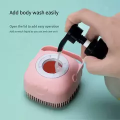 Imagem do Banheiro filhote de cachorro cão gato banho lavagem luvas massagem escova silicone macio acessórios para animais de estimação para cães gatos ferramentas mascotas produtos