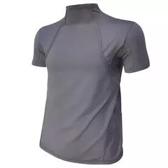 Resident 4 Leon fantasia de cosplay masculina, camiseta cinza apertada, camiseta tática ao ar livre, camiseta de brincadeiras de fãs, festa de Halloween, verão - comprar online