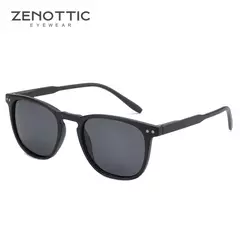 ZENOTTIC-Óculos de sol retro pequenos redondos polarizados para homens e mulheres, leves, vintage, UV400, lentes polarizadas, tons de moda - loja online