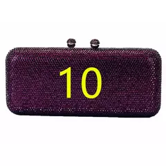Imagem do Rhinestone Clutch Bag para Mulheres, Evening Bag, Dinner Bag, Diamante, Pedra, Cristal, Festa de Casamento, Presente de Natal, Luxo mais recente