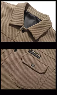 Casaco de veludo masculino único-breasted duplo bolso lapela multi-cores senhores casual juventude moda luxo workwear casaco - Wolf Magazine
