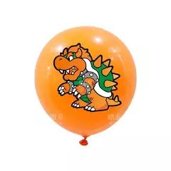 12 pçs super mary série balão mario bros luigi yoshi anime figuras balão brinquedos decoração partys suprimentos crianças presentes na internet