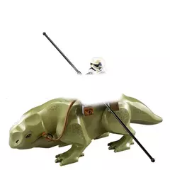 Jabba do personagem de cinema e televisão de Star Wars, fera molhada, fera de Dongdong e lança, um brinquedo de aniversário móvel para crianças na internet