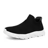 Mocassins de plataforma vulcanizada leve masculino, sapatilhas de malha macia, antiderrapantes, respirável, casual, masculino, ao ar livre