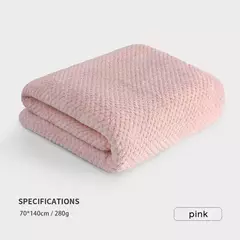 Imagem do Grosso Coral Velvet Toalha de Banho, Quick-Secagem Toalha Comfortbath, Macio, Super Grande, Absorvente, Alta Qualidade, 70x140cm