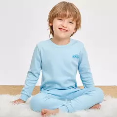 Pijama infantil de manga comprida, pijama de algodão, roupa de bebê menina, pijama infantil, criança, menina, criança, 3-14 anos, inverno - comprar online
