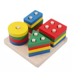 Brinquedos Montessori para Crianças, Jogos de Desenvolvimento, Puzzle para Crianças, Brinquedo Educativo, Menino, Menina, Bebê, 1, 2 anos, 3 anos - comprar online