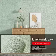Waterproof Linen Wallpaper, 3D adesivos de parede, à prova de umidade e mofo resistente, Home Decoração Sala na internet
