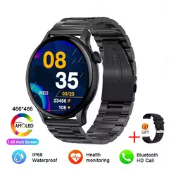 NFC Smartwatch para Mulheres, Tela HD, Rastreador de Saúde, Esportes, Voz, Chamada Bluetooth, Huawei, Xiaomi, Senhoras, Novo, 466x466, 2022 - Wolf Magazine