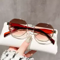 Óculos de sol quadrados polarizados para homens e mulheres, óculos de sol com armação grande, óculos de pesca clássicos