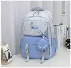 Mochila escolar com bolsa para meninas e meninos adolescentes, mochila infantil, bolsa de livros para estudantes primários, estudante do ensino médio - loja online