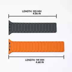 Pulseira Desportiva Magnética para Apple Watch, Pulseira de Silicone, Série iWatch, Ultra 2, 9, 8, 7, 6, 5, 4, 49mm, 45mm, 44mm, 42mm, 38 milímetros, 40 milímetros, 41 milímetros - comprar online