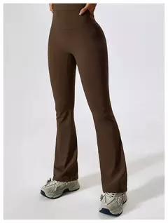 Calças de ioga feminina, cintura alta, levantamento do quadril, comprimento total, alto-falante, casual, esportes, correndo, confortável, fêmea, venda quente, 2024 - comprar online