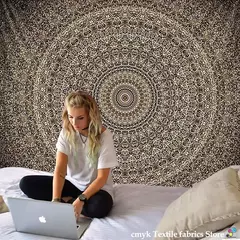 Mandala Tapeçaria para Decoração de Casa, Beach Yoga Mat, Colcha de Mesa, Pendurado, Boêmia, Indiano, Hippie, Quente, Novo, 210x148cm - loja online