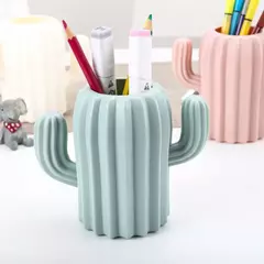 Estudante criativo Pen Holder, Papelaria Desktop, Mesa do cacto, Caixa De Armazenamento Multifunções, PE Pen Container, Pote Escova, Material de Escritório - comprar online